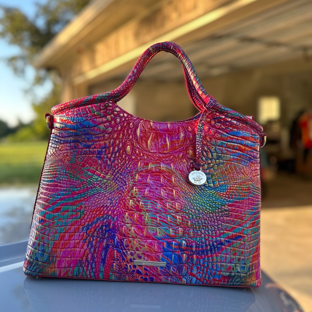 ❌SOLD❌ NWT - BRAHMIN Elaine Rainbow Fish Melbourne
